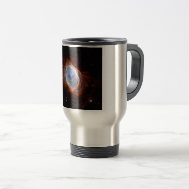 Southern Ring Nebula Space James Webb Telescope Travel Mug (Front Right)