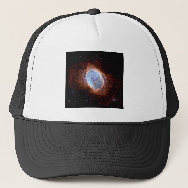 Southern Ring Nebula Space James Webb Telescope Trucker Hat (Front)
