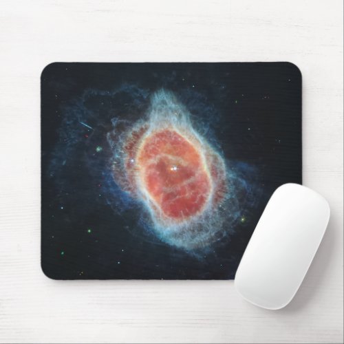 Southern Ring Planetary Nebula  MIRI  JWST Mouse Pad