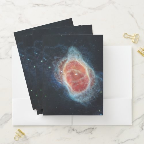 Southern Ring Planetary Nebula  MIRI  JWST Pocket Folder