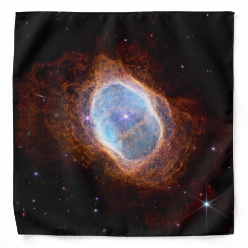 Southern Ring Planetary Nebula  NIRCam  JWST Bandana