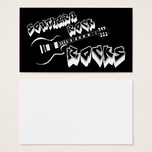 Southern rock music (Front & Back)