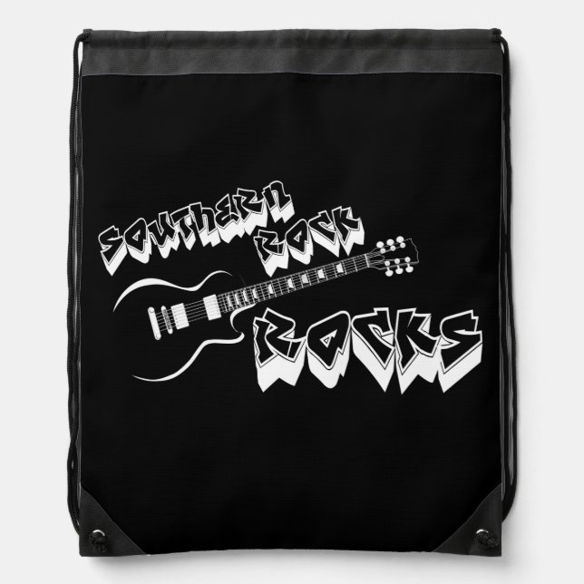 Southern rock music drawstring bag (Front)