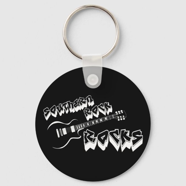 Southern rock music keychain (Front)