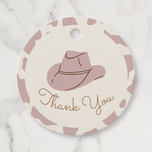 Southern Rodeo Cowgirl Birthday Gift Tags