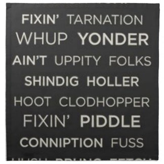 Southern Sayings Napkin