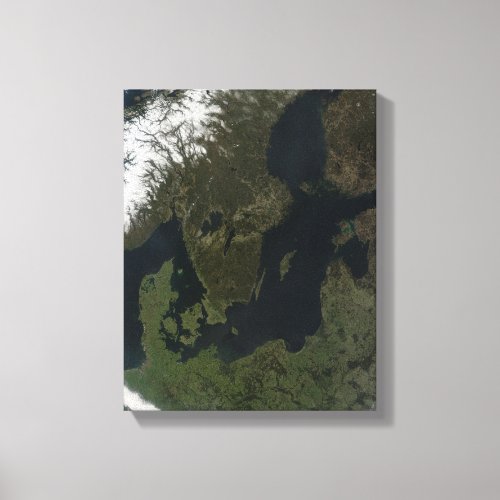 Southern Scandinavia Canvas Print