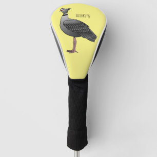 Southern screamer bird cartoon illustration golf head cover