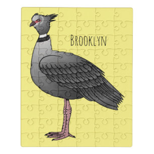 Southern screamer bird cartoon illustration  jigsaw puzzle
