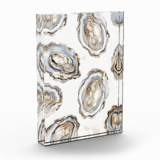 Southern Seafood Oyster Coastal Decor Photo Block