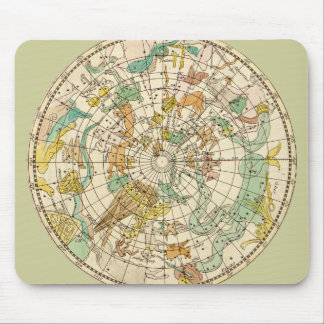 Southern Sky Star Chart and Constellations Map Mouse Pad