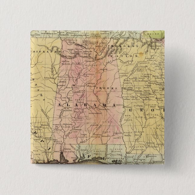 Southern States Button (Front)
