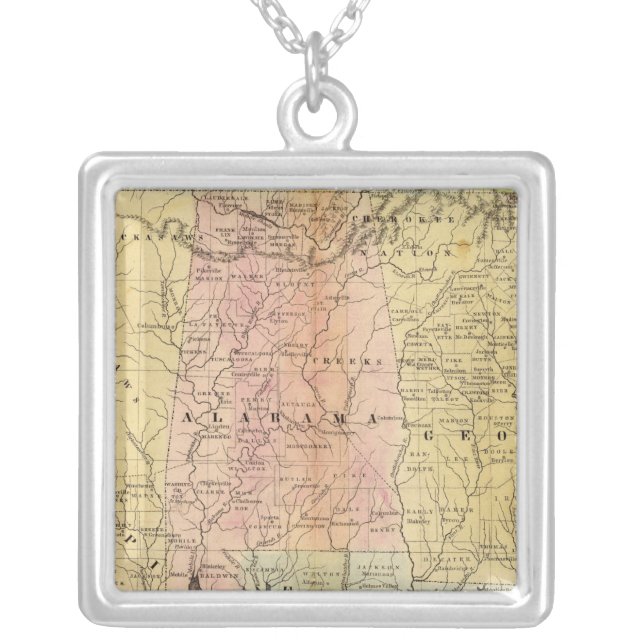 Southern States Silver Plated Necklace (Front)