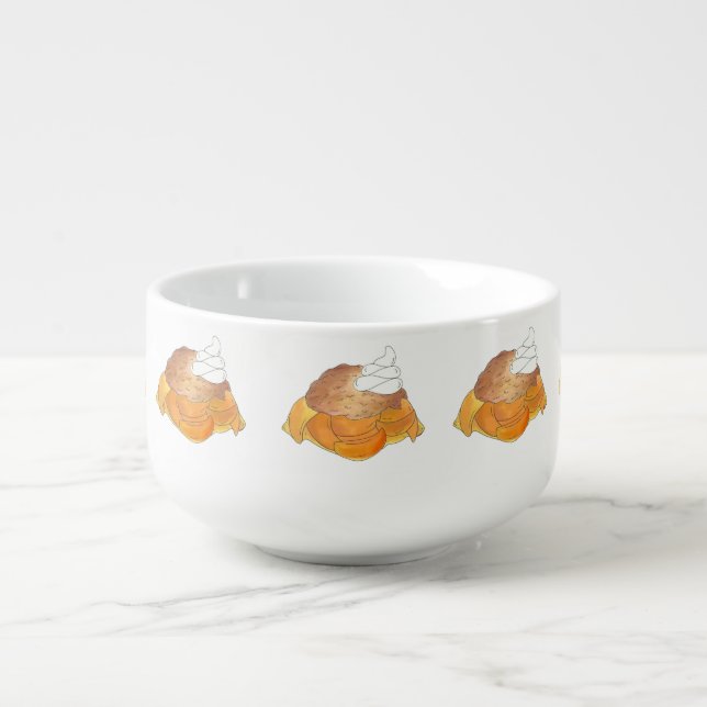 Southern Style Atlanta Georgia Peach Cobbler Soup Mug (Front)