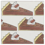 Southern Style Pecan Pie Slice American Dessert Fabric