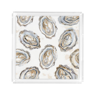 Southern Style Seaside Seafood Oyster Acrylic Tray