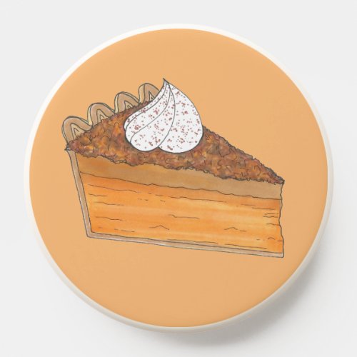 Southern Sweet Potato Pie Slice Baker Dessert Food PopSocket