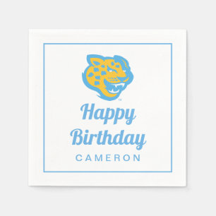 Southern University Jaguars Birthday Napkins