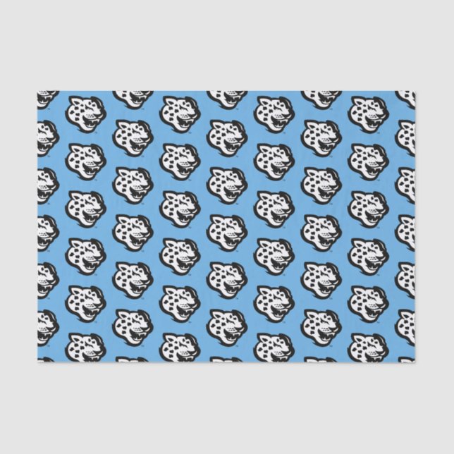 Southern University Jaguars BW Tissue Paper (Front)
