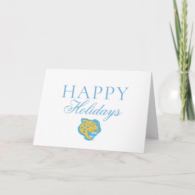 Southern University Jaguars | Happy Holidays Card (Front)