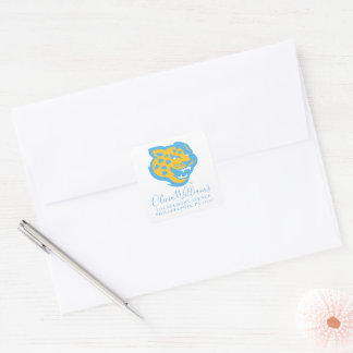 Southern University Jaguars Square Sticker