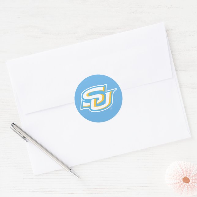 Southern University SU Classic Round Sticker (Envelope)