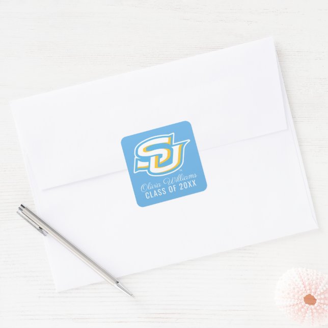 Southern University SU | Graduation Square Sticker (Envelope)