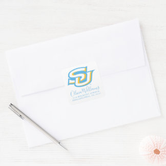 Southern University SU Square Sticker
