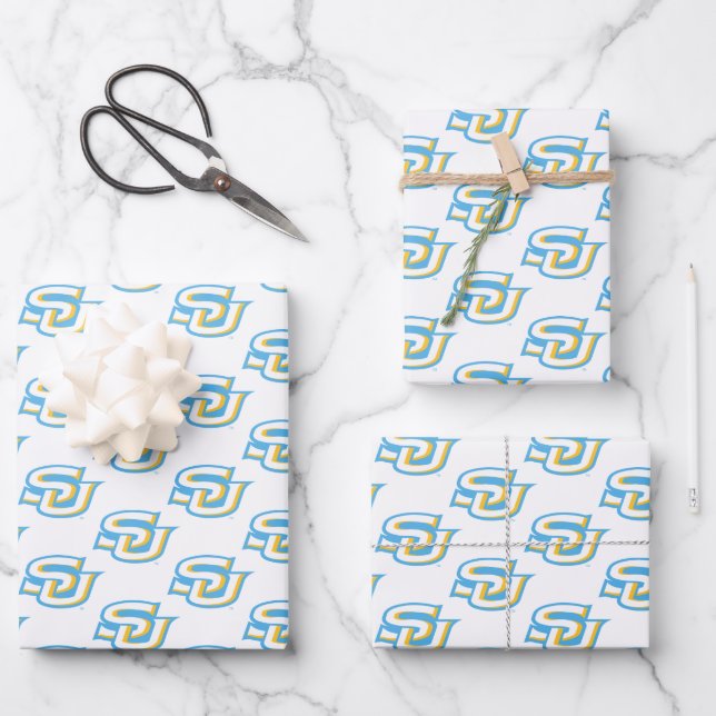 Southern University SU Wrapping Paper Sheets (Front)
