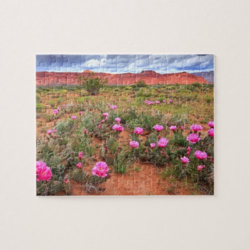 Southern Utah Desert Cactus Spring Jigsaw Puzzle