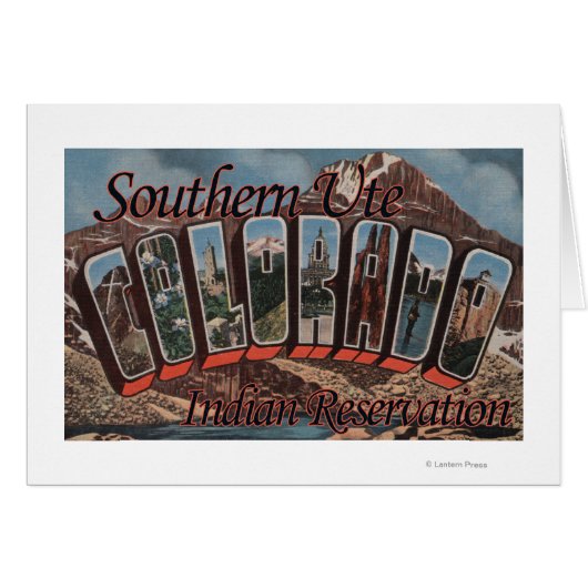 Southern Ute Indian Reservation, Colorado (Front Horizontal)