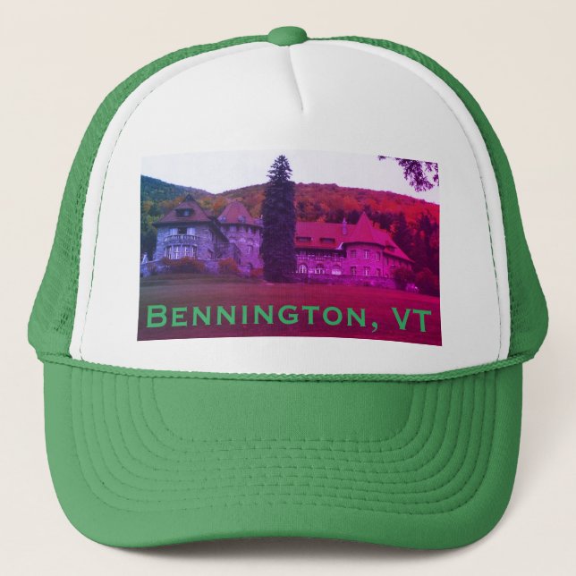 Southern Vermont College Mansion, Bennington Trucker Hat (Front)