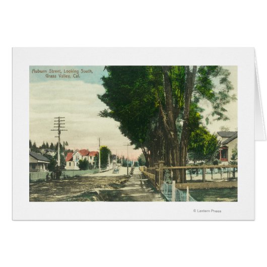 Southern View from Auburn Street Cards (Front Horizontal)
