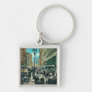 Southern View of Broadway from 6th Street Keychain