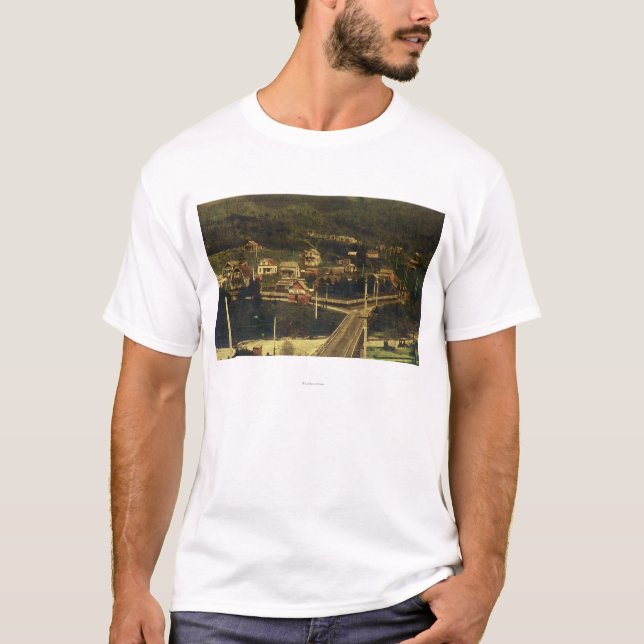 Southern View of Portion of Residence District T-Shirt (Front)