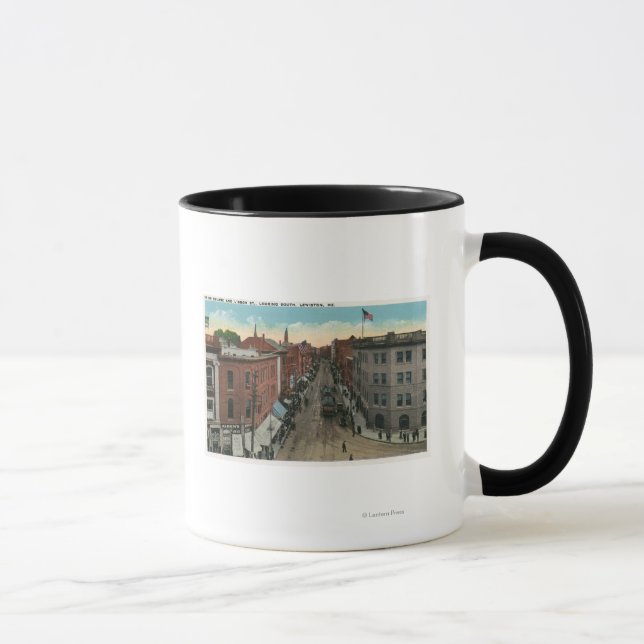 Southern View of Union Square and Lisbon Street Mug (Right)