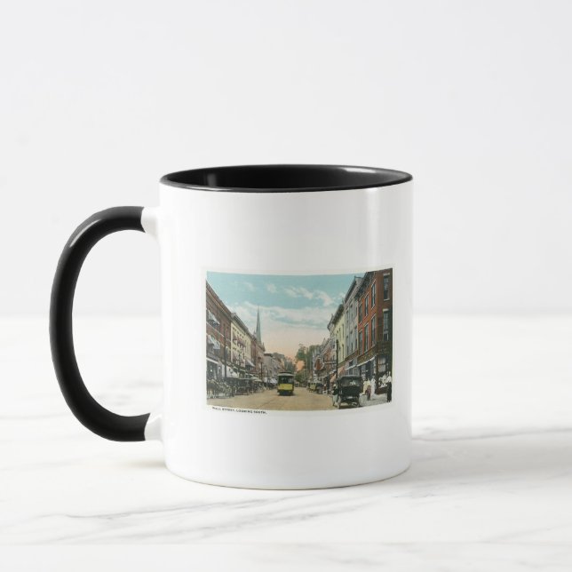 Southern View of Wall Street Mug (Left)