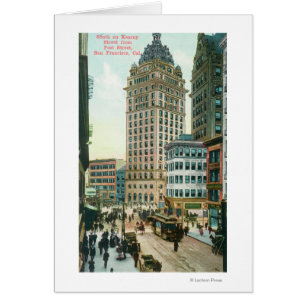 Southern View on Kearny St from Post St Cards