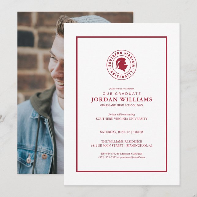 Southern Virginia University Graduation Announcement (Front/Back)