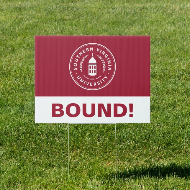 Southern Virginia University Graduation Sign (Insitu)