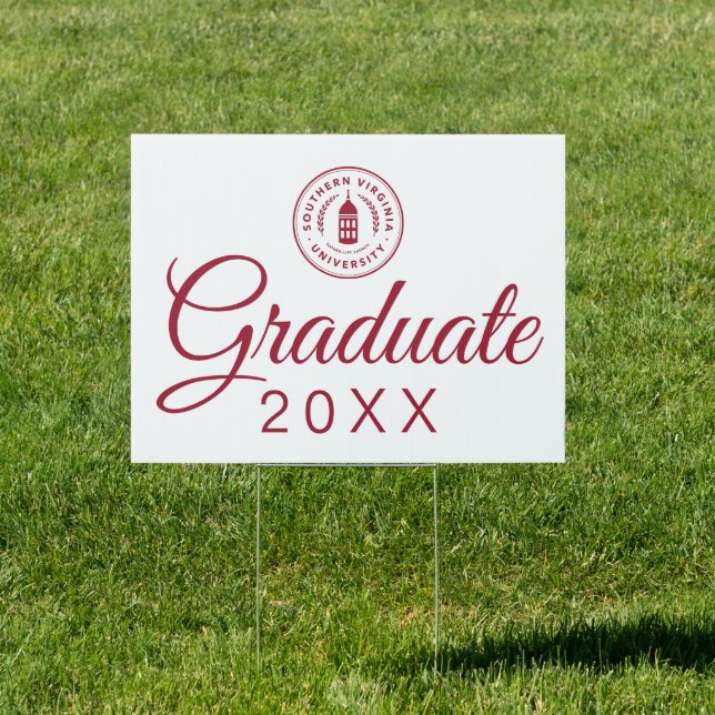 Southern Virginia University Graduation Sign (Insitu)