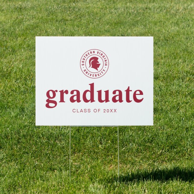 Southern Virginia University Graduation Sign (Insitu)