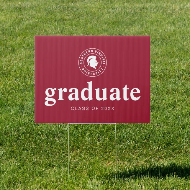 Southern Virginia University Graduation Sign (Insitu)