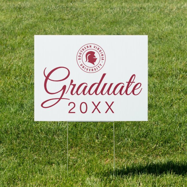 Southern Virginia University Graduation Sign (Insitu)