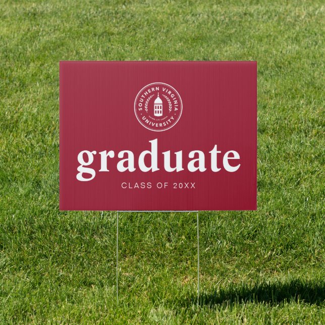 Southern Virginia University Graduation Sign (Insitu)