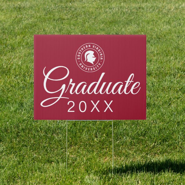 Southern Virginia University Graduation Sign (Insitu)