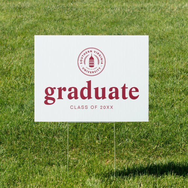 Southern Virginia University Graduation Sign (Insitu)