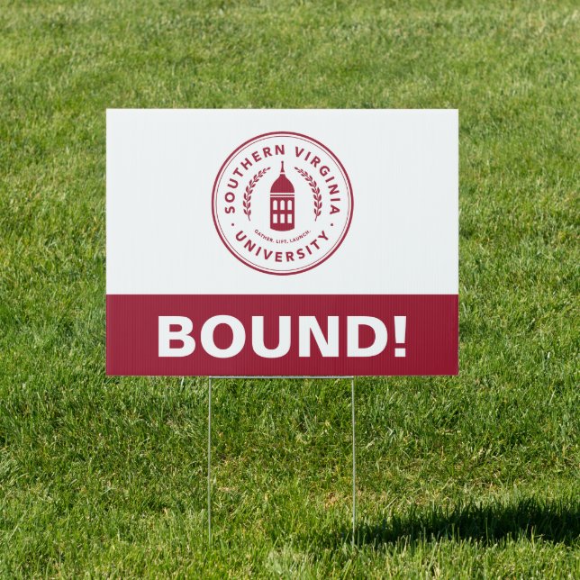 Southern Virginia University Graduation Sign (Insitu)