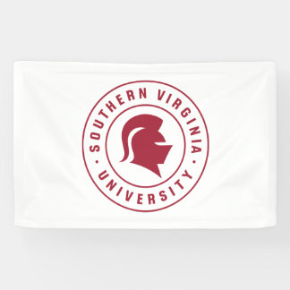 Southern Virginia University Knight Mascot Seal Banner