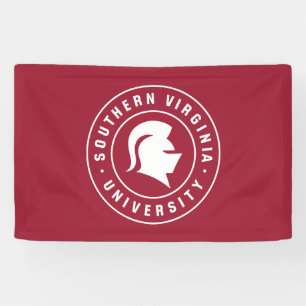 Southern Virginia University Knight Mascot Seal Banner